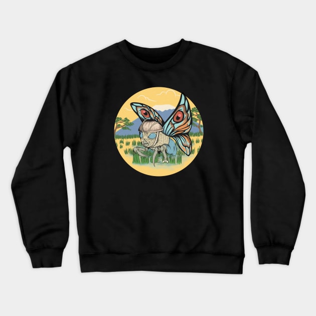 mothra Crewneck Sweatshirt by opoyostudio